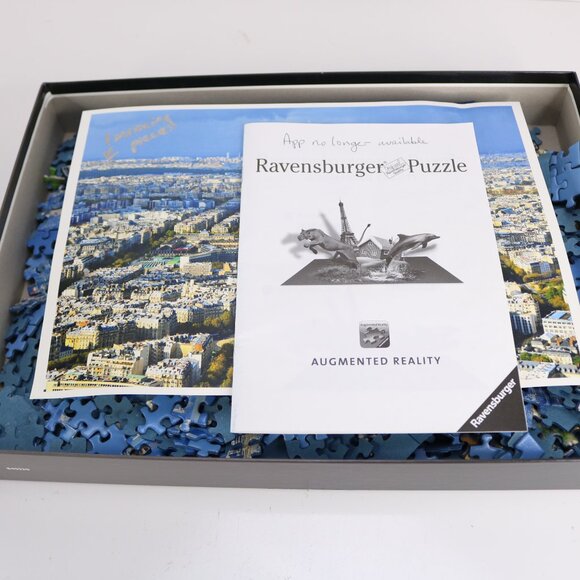 Ravensburger 1,000 Piece Puzzle * Paris, France * 2012 * 1 Piece Missing * VG - Picture 9 of 9